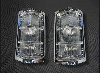 thumbnail image 2 of Toptuning LED Front Side Marker Light – Clear Lens, Amber LED – Fits 71-93 Dodge D/W Series & Ramcharger – Pair, DOT/SAE Certified 2 of 6
