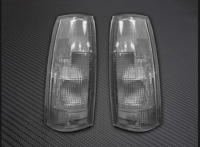 Clear lenses and reflectors on Anzo halogen housings