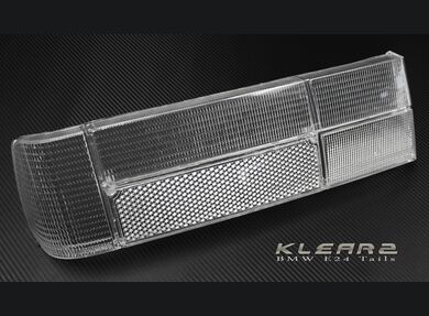 1976-1989 BMW e24 Clear Tail Lights
