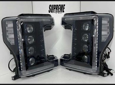 2017-19 Superduty Clear Headlight Markers (XB)