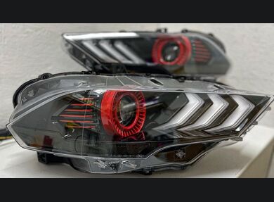 2018+ Mustang Clear Headlight Markers