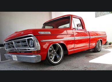 1967-1972 F100 Clear Hood Markers