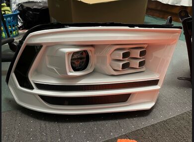 2009-18 AlphaRex Ram Clear Headlight Markers