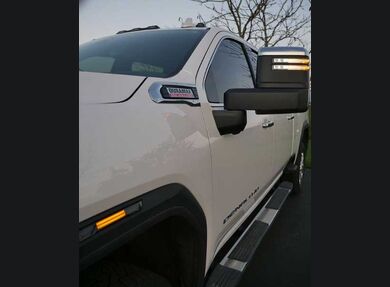 2020+ Sierra HD Clear Fender Markers