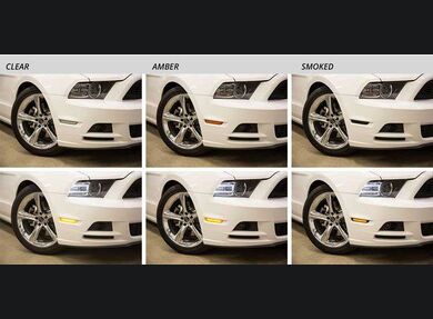 2010-2014 Mustang Clear Side Markers