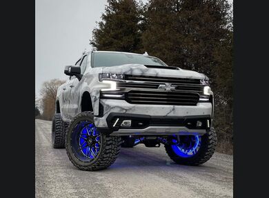 2019+ Silverado Clear Headlight Markers (LED)