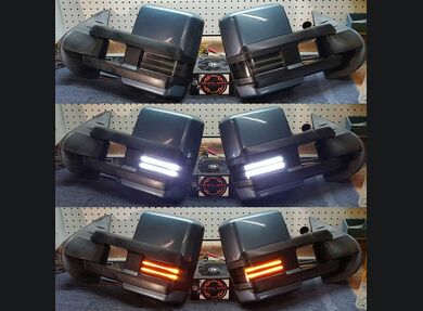 2014-18 GM Clear Tow Mirror Lights