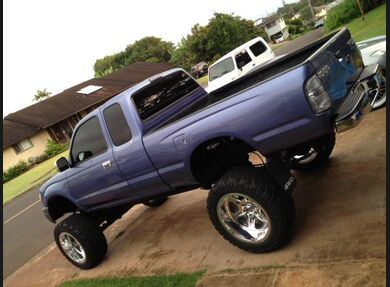 1995-2004 Tacoma Clear Tail Light Lenses (bubble style)