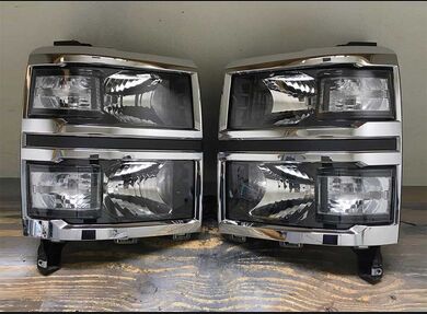 2014-15 Silverado Clear Headlight Markers (Halogen)