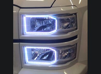 2014-15 Silverado Clear Headlight Markers (Halogen)