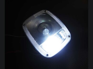 Jeep Wrangler / Ford F100 F150 / Dodge Warlock Power Wagon Stepside Clear Tail Lights