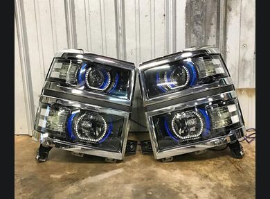 2014-15 Silverado Clear Headlight Markers (Projector)