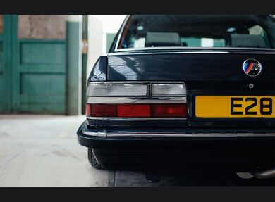 1981-1988 BMW e28 Clear Tail Light Segments