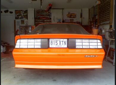 1985-1992 Camaro  Clear Tail Light Lenses