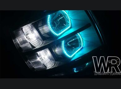2007-2013 Silverado Clear Headlight Markers