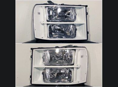 2007-2013 Sierra Clear Headlight Markers