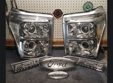 2011-2016 Superduty Clear Headlight Markers