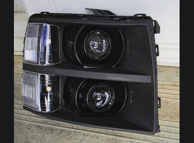 2007-2013 Silverado Clear Headlight Markers