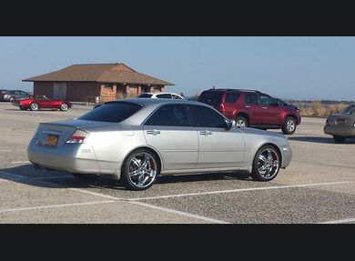 2002-2003 M45 Clear Rear  Side Markers