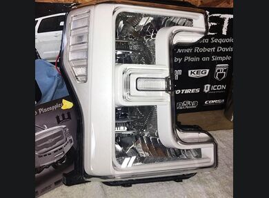 2017-19 Superduty Clear Headlight Markers (Halogen)