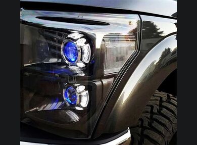 2011-2016 Superduty Clear Headlight Markers