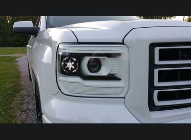 2014-19 Sierra Clear Headlight Markers