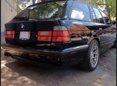 1992-1996 BMW e34 Touring Wagon Clear Tail Light Segments