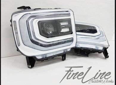 2016-18 Sierra Clear Headlight Markers