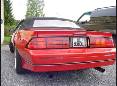 1985-1992 Camaro  Clear Tail Light Lenses