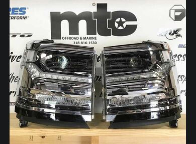 2016-18 Silverado Clear Headlight Markers
