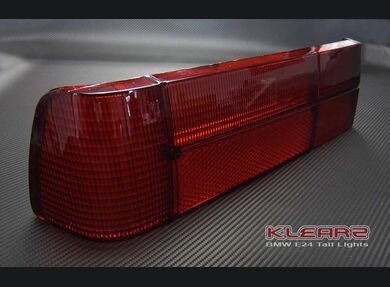 1976-1989 BMW e24 Clear Tail Lights