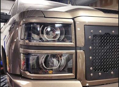 2014-15 Silverado Clear Headlight Markers (Projector)