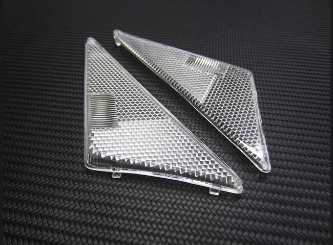 2014+ Q50 Clear Headlight Markers