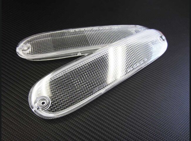 1991-93 nx1600 and nx2000 Clear Turn Signal Lenses