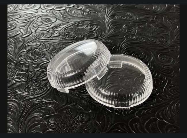 Harley Clear Turn Signal Bullet Style Lenses