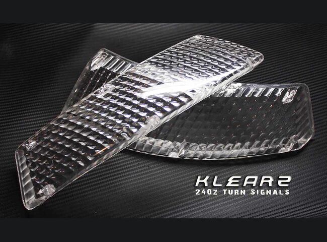 1970-1974 240z 260z Clear Turn Signal Lenses