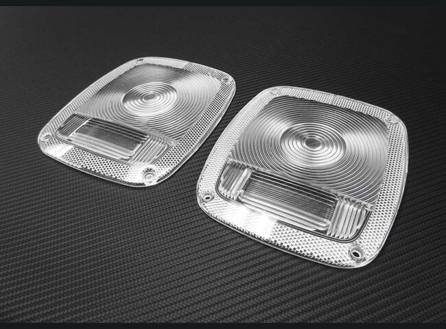 Jeep Wrangler / Ford F100 F150 / Dodge Warlock Power Wagon Stepside Clear Tail Lights