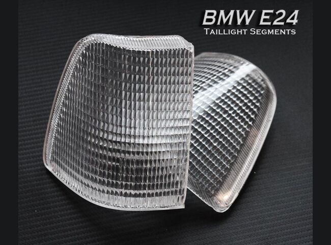 1976-1989 BMW e24 Clear Tail Light Segments