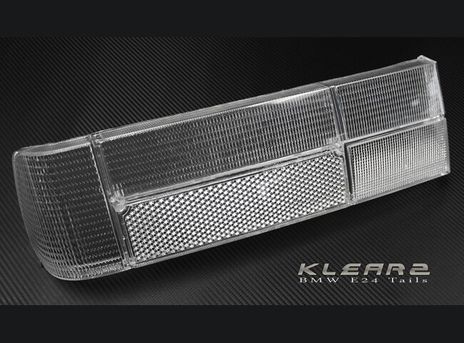 1976-1989 BMW e24 Clear Tail Lights