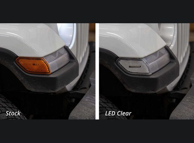 2018+ Wrangler Clear Side Markers