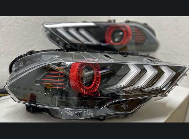 2018+ Mustang Clear Headlight Markers