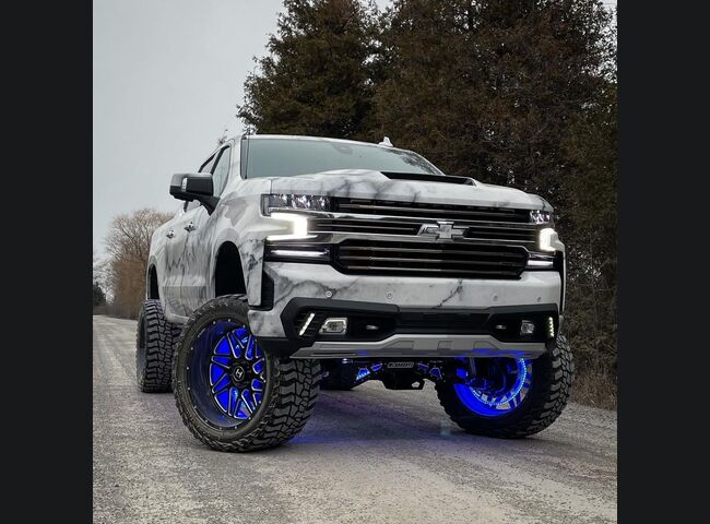 2019+ Silverado Clear Headlight Markers (LED)