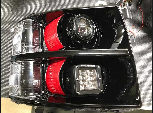 2007-2013 Silverado Clear Headlight Markers