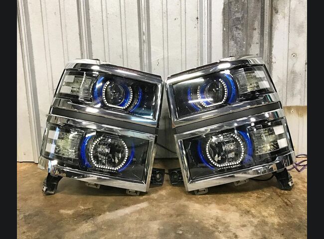 2014-15 Silverado Clear Headlight Markers (Projector)