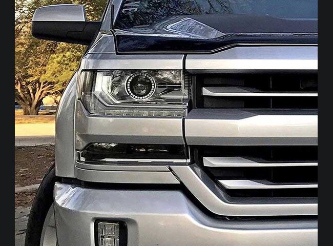 2016-18 Silverado Clear Headlight Markers