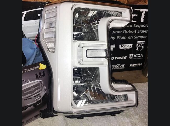 2017-19 Superduty Clear Headlight Markers (Halogen)