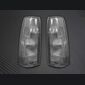 Clear lenses and reflectors on Anzo halogen housings